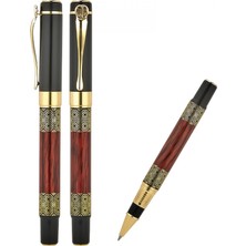Pileli Store Özel Tasarım Desenli Metal Roller Kalem