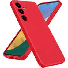 Pileli Store  Samsung Galaxy A36 Kılıf Nano Içi Kadife Silikon - Kırmızı