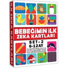 Pileli Store 2205 Eğitici Kartlar 6-12 Ay Zeka Kartları
