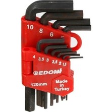 Pileli Store 120 mm 10 Parça Alyan Seti Siyah