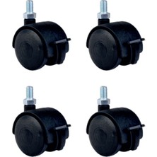 Pileli Store Büyük Plastik Vidalı Frenli - 50MM HKS129 - 4 Adet