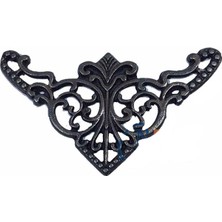 Pileli Store Dekoratif Köşe Süsü, Köşelik - Büyük, 31X55MM, Eskitme, 100 Adet