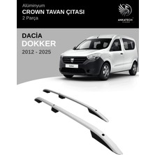 Turtle Dacıa Dokker 2013-2022 Crown Tavan Çıtası - Gri