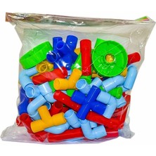 Pileli Store HC1025 Poşette Boru Blok  Seti 72 Parça