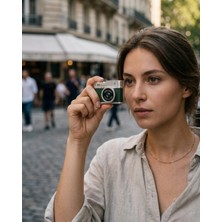 Pileli Store Ultra Kompakt Mini Fotoğraf Makinesi 4K Hd Video Selfie Kamerası