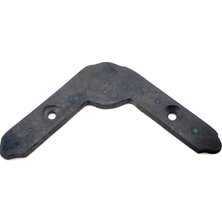 Pileli Store Antika Tarz Dekoratif Pirinç Dövme Gönye - Üst, 80X80MM, Oksit