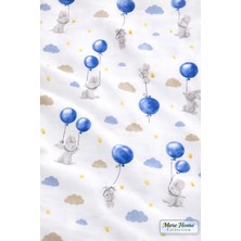 More Home Çok Amaçlı Müslin Örtü, Müslin Bebek Battaniyesi, %100 Pamuk Tek Katlı Müslin BEZ,90X90 cm