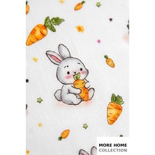 More Home Çok Amaçlı Müslin Örtü, Müslin Bebek Battaniyesi, %100 Pamuk Tek Katlı Müslin Bez, 90x90 Cm