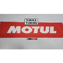 Motul Kırmızı Otomobil Torpido Havlusu Göğüs Halısı