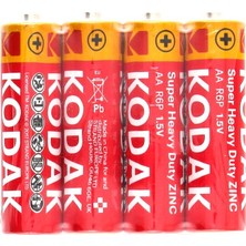 Pileli Store Kodak Aa Pil Super Heavy Duty Çinko Karbon Kalem Pil 60 Adet
