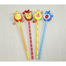 Pileli Store Ahşap Figürlü Kurşun Kalem