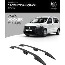 Turtle Dacıa Dokker 2013-2022 Crown Tavan Çıtası - Siyah