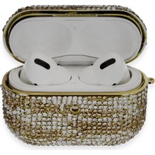 Pileli Store  Airpods Pro 2 (2.nesil) Klor Taşlı Kılıf - Desen 6