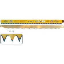 Pileli Store Abay Geniş Kolastar Testere Ağzı - Düz Diş 60 cm