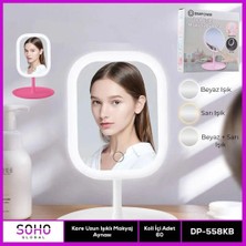 Eco Port Kare Uzun Işıklı Makyaj Aynası