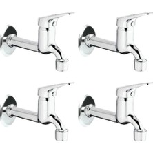 Pileli Store 4lü Aç Kapa Mix Lavabo Musluk Wc Lavabo Uzun Musluk Perlatörlü
