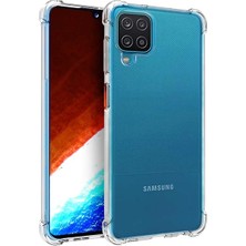 Elektronikçim Sm Galaxy A12 - M12 Anti-Drop Shockproof Darbe Emici Silikon KILIF-(5775)
