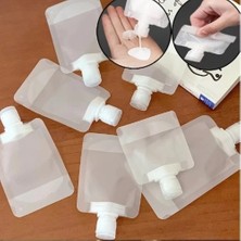 Pileli Store 3 Adet 100ML Krem Şampuan Kabı Tekrar Kullanılabilir Set