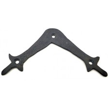 Pileli Store Eco Lounge Antika Tarz Dekoratif Pirinç Zambak Gönye - Üst, 107X107 Mm, Oksit