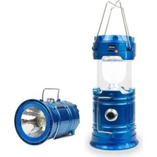 Pileli Store Kamp Lambası El Feneri Askılı Büyük Boy USB Şarjlı Işıldak