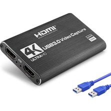 Pileli Store Hdmı Vıdeo Capture Usb3.0 4K Ultra Hd Siyah HDX1358