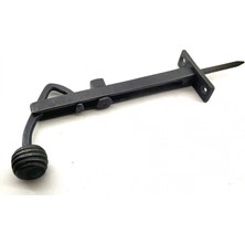 Pileli Store Eco Lounge Antika Tarz Dekoratif Pirinç Ayarlı Panjur Stoperi - 150X55 Mm, Oksit