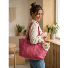 Patiderm Milano Kedi Köpek El Omuz Taşıma Çantası, Evcil Hayvan El Omuz Seyahat Çantası