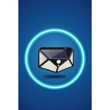 Pileli Store Bahçe Lambası Bahçe Aydınlatma Sensörlü Suya Dayanıklı 100 LED