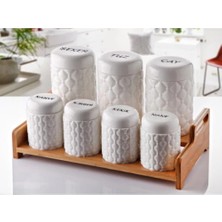 Pileli Store 7'li Standlı Baharat Seti