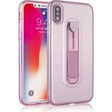 Elektronikçim Iphone x Xs Selfie Yüzüklü Şeffaf Silikon KILIF-(5775)