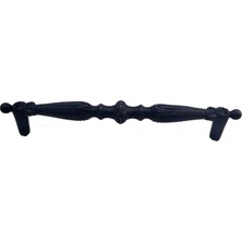 Pileli Store Eco Lounge Antika Tarz Dekoratif Pirinç Yeni Sütun Mobilya Kulbu - 160MM, Oksit