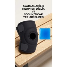 Pileli Store Çapraz Bağ Destekli Diz Korsesi Menisküs ve Spor Ağrıları Için