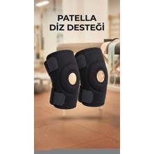 Pileli Store Patella Destekli Ikili Diz Korsesi Çapraz Bağ Destek Spor Kullanımı