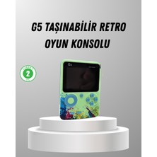 Elektronikçim 500 Oyunlu G5 Retro Mini Oyun Konsolu 3 Inç Ekran ve Av Tv Desteği