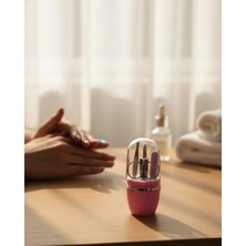 Pileli Store Tırnak Bakım Manikür Pedikür Seti 4 Parça Pembe Pratik Günlük Kullanım