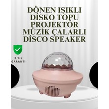 Pileli Store Sesle Etkileşimli Yıldız Projektörlü Gece Lambası – Bluetooth Hoparlörlü, USB Girişli, D�