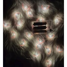 Pileli Store LED Işıklı Gökkuşağı Dekoratif Ip