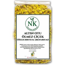 Nk Organik Altın Otu Ölmez Çiçek Doğal 100GR