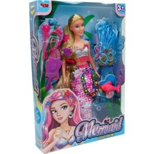 Pileli Store WG-66777 Kutulu 29CM Aksesuarlı Deniz Kızı - Vardem Oyuncak