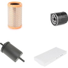 Sardes Filtre Seti Renault Twingo 1.2 1997-2002 4lü Hava + Yağ F. + Yakıt + Polen