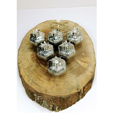 Pileli Store 6 Lı Mini Eskitme Osmanlı Temalı Açık Renk Nar Lokumluk Sunum