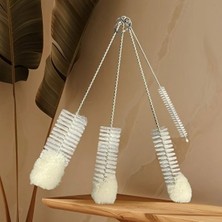Pileli Store 4'lü Çok Amaçlı Temizlik Fırçası
