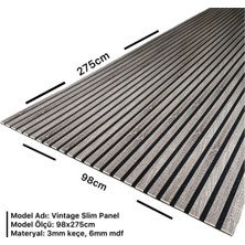 Vintage Keçeli Slim Panel Nry 005