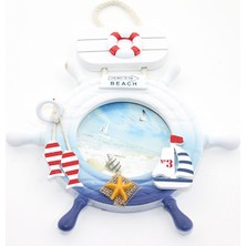 Pileli Store Ahşap Marin Dümenli Çerçeve Model 3