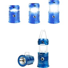 Astraltech Solar Şarjlı Kamp Lambası Güneş Enerjili Kızaklı Kamp Feneri Çadır Feneri LED Işıldak