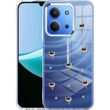 Eco Port Xiaomi Redmi 15C 4g Fiyonk Desenli Kapak - Desen 1