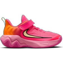Nike Giannis Immortality 4 Ps 'hyper Pink Total Orange' Cırtlı Çocuk Basketbol Ayakkabısı-Sportxstore