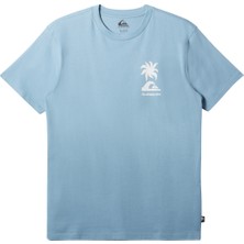 Quiksilver Tropical Breeze Mor Erkek Mavi Tişört