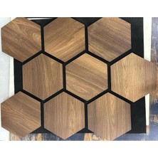 Vintage Keçeli Yatay Mdf Panel Nry 015