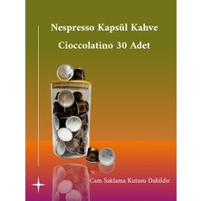 Nespresso Kapsül Kahve Barista Creations Cioccolatino 30 Adet + Cam Saklama Kutusu